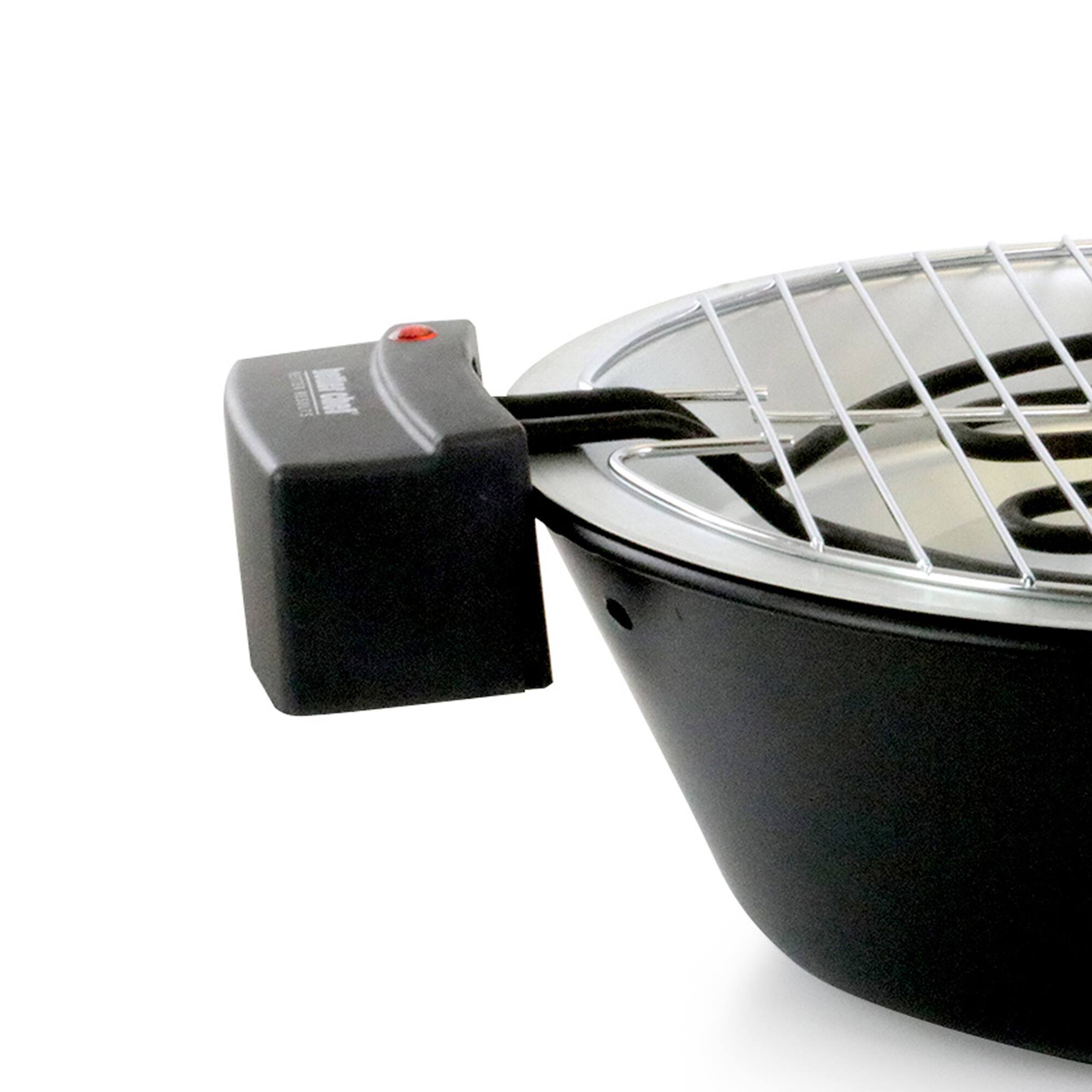 Better Chef 14" Indoor Outdoor Tabletop Electric Barbecue Grill